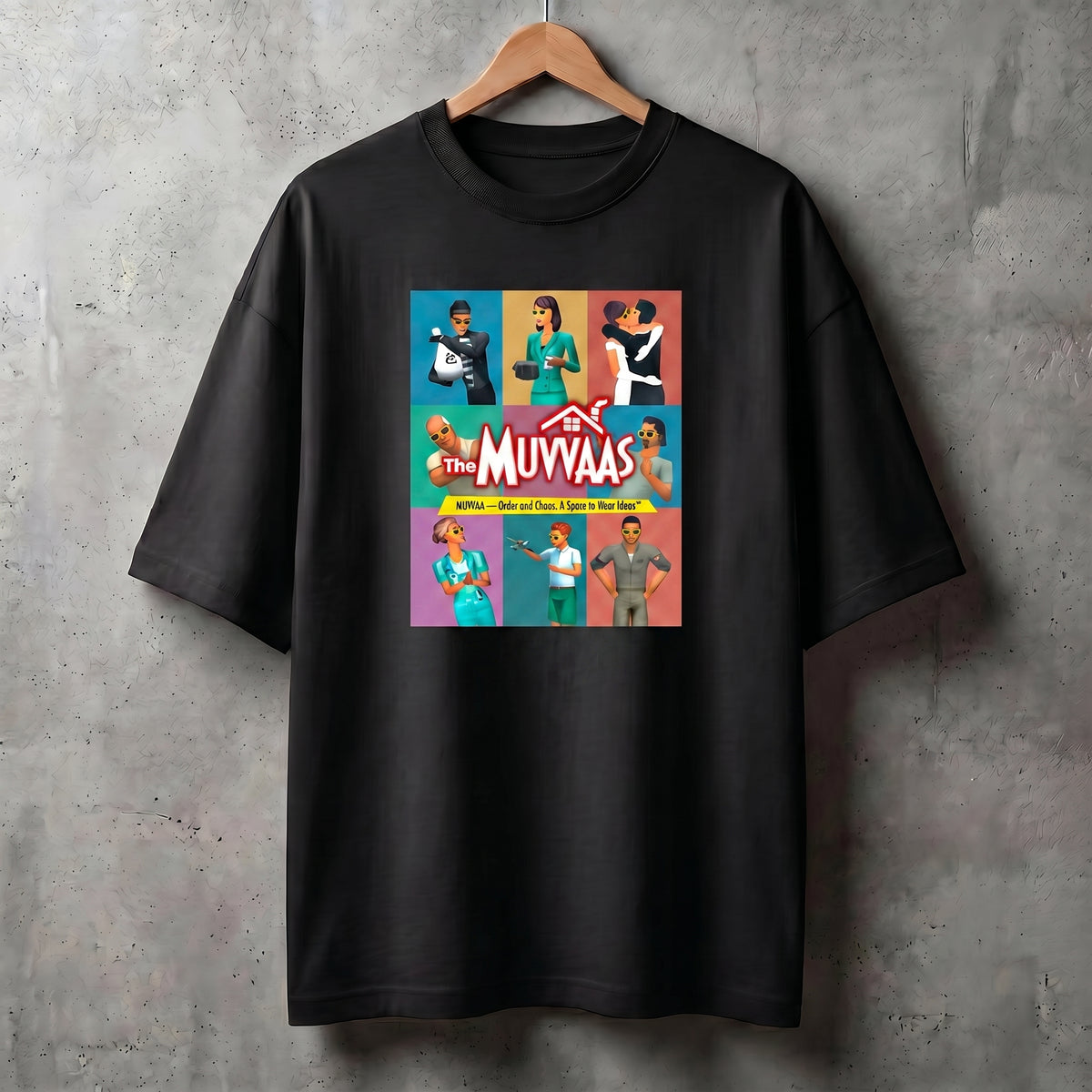 Camiseta Estampada Oversized The Muvvaas