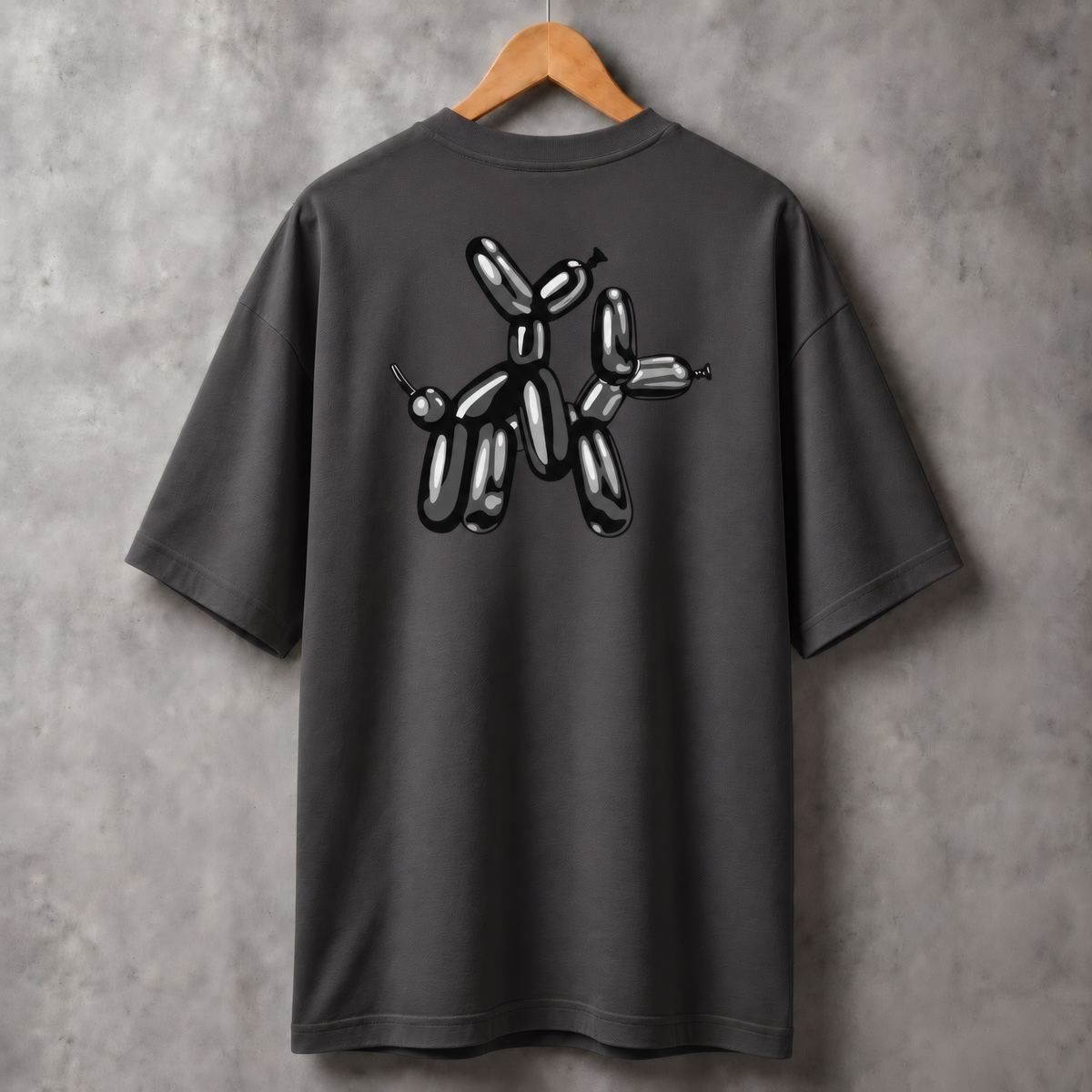Camiseta Estampada Oversized - Dog Balloon