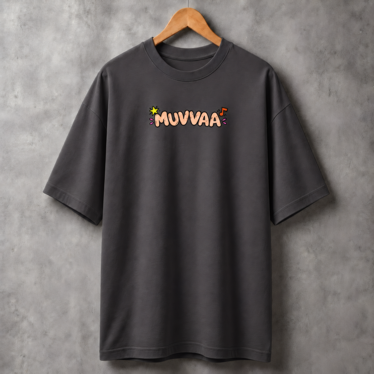 Camiseta Estampada Oversized - Vinil