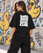 Camiseta Estampada Oversized - Rubber Duck Social Club