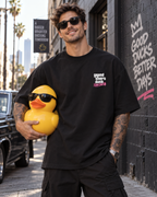 Camiseta Estampada Oversized - Rubber Duck City