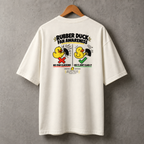 Camiseta Estampada Oversized - Rubber Duck Fan Awareness