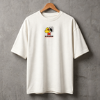 Camiseta Estampada Oversized - Rubber Duck Fan Awareness