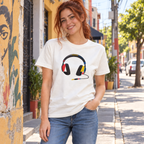 Camiseta Estampada Premium - Bauhaus Headphones