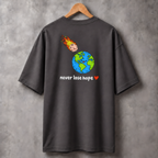 Camiseta Estampada Oversized - Hope