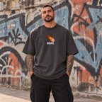 Camiseta Estampada Oversized - Hope