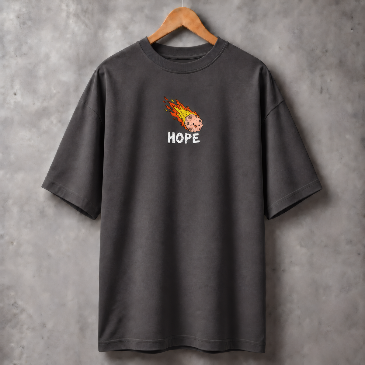 Camiseta Estampada Oversized - Hope