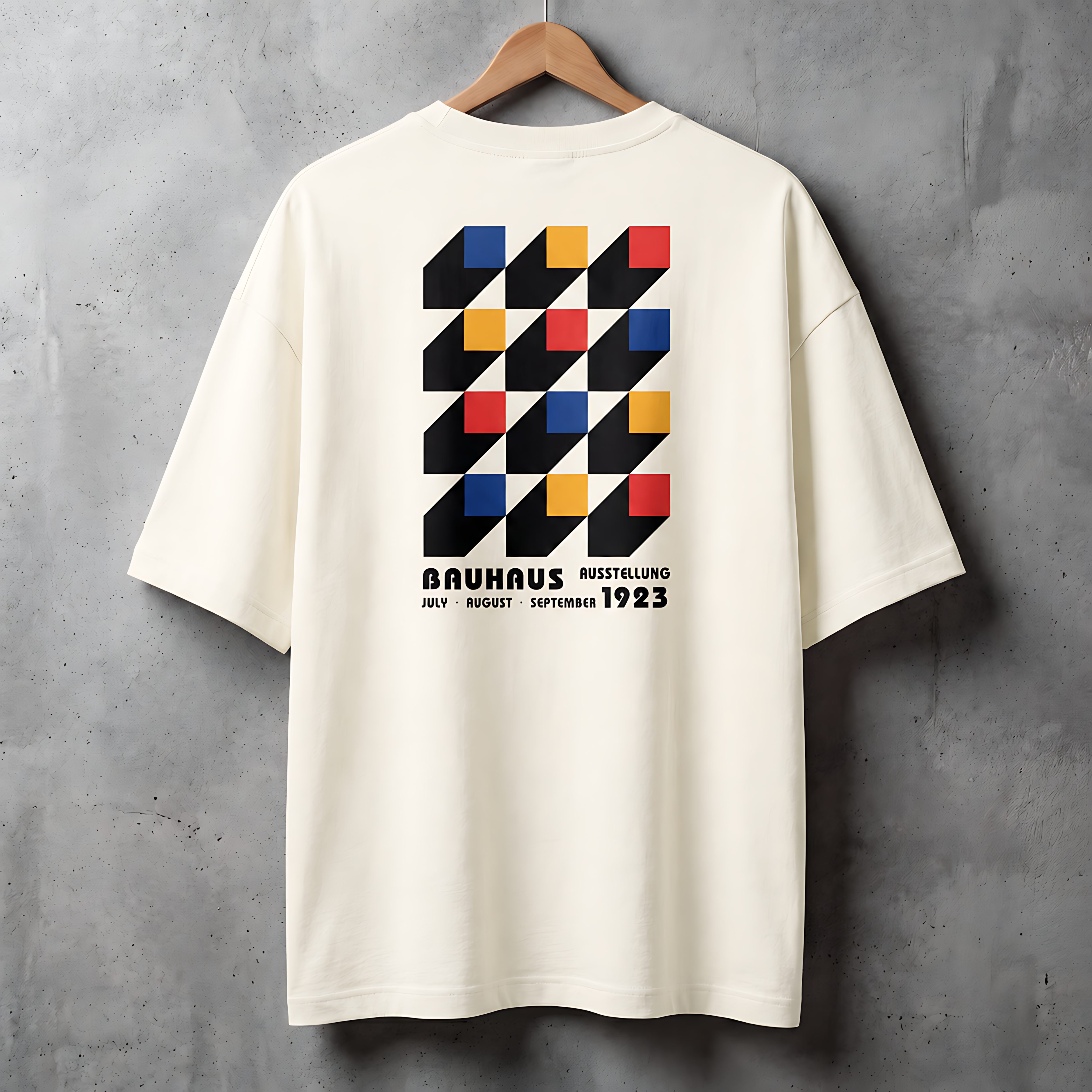 Camiseta Estampada Oversized - Bauhaus Expo