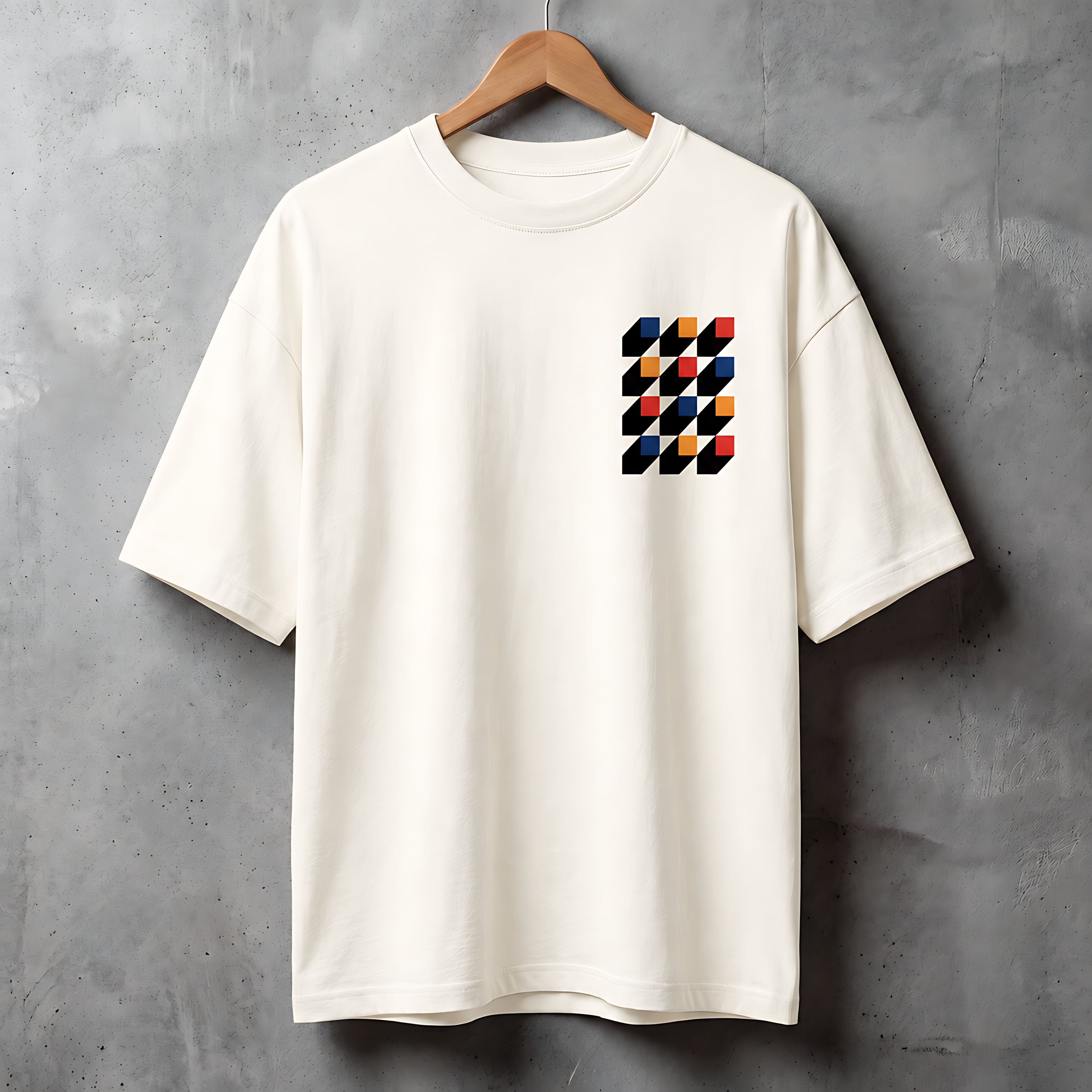 Camiseta Estampada Oversized - Bauhaus Expo