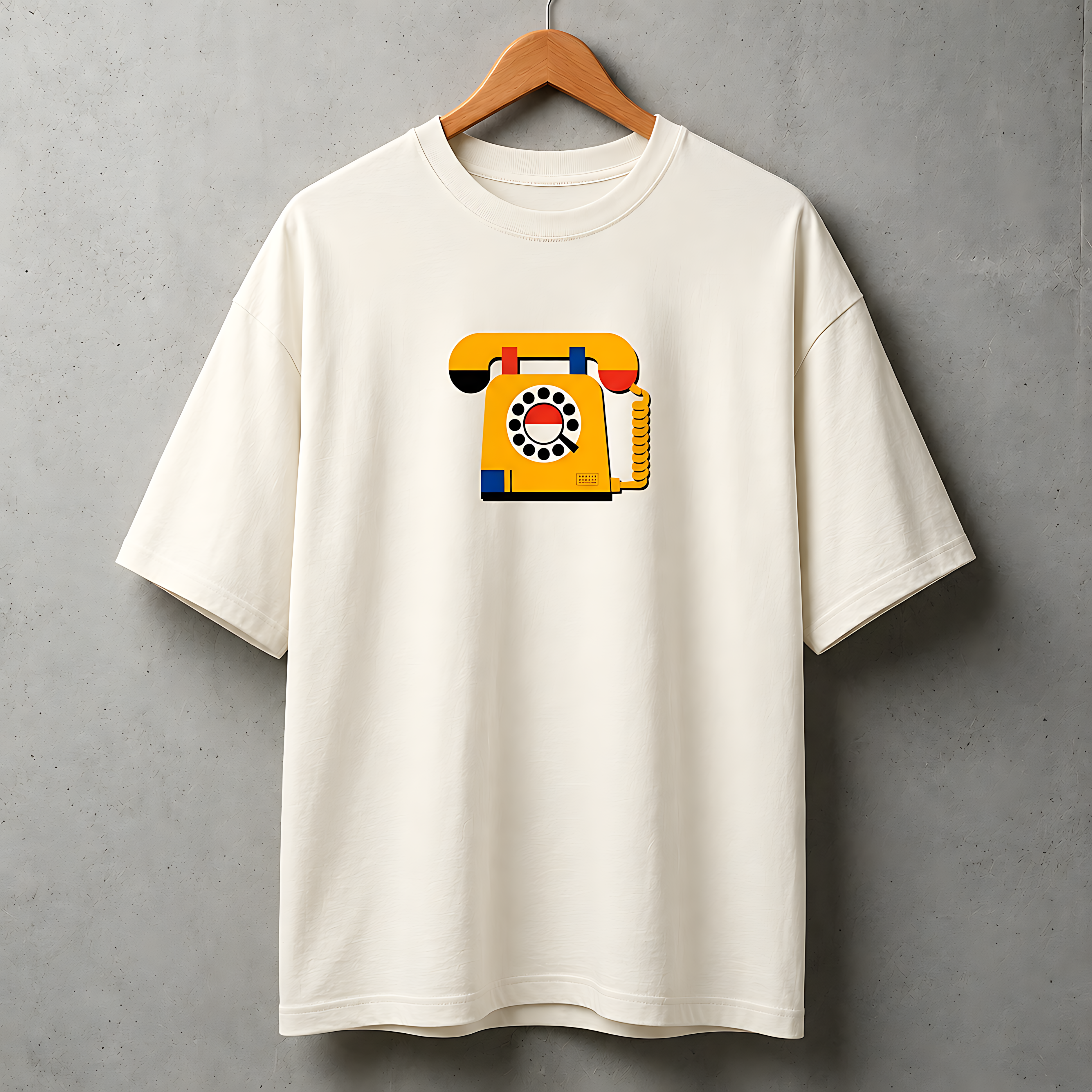 Camiseta Estampada Oversized - Bauhaus Telephone