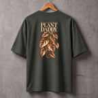Camiseta Estampada Oversized - Plant Daddy