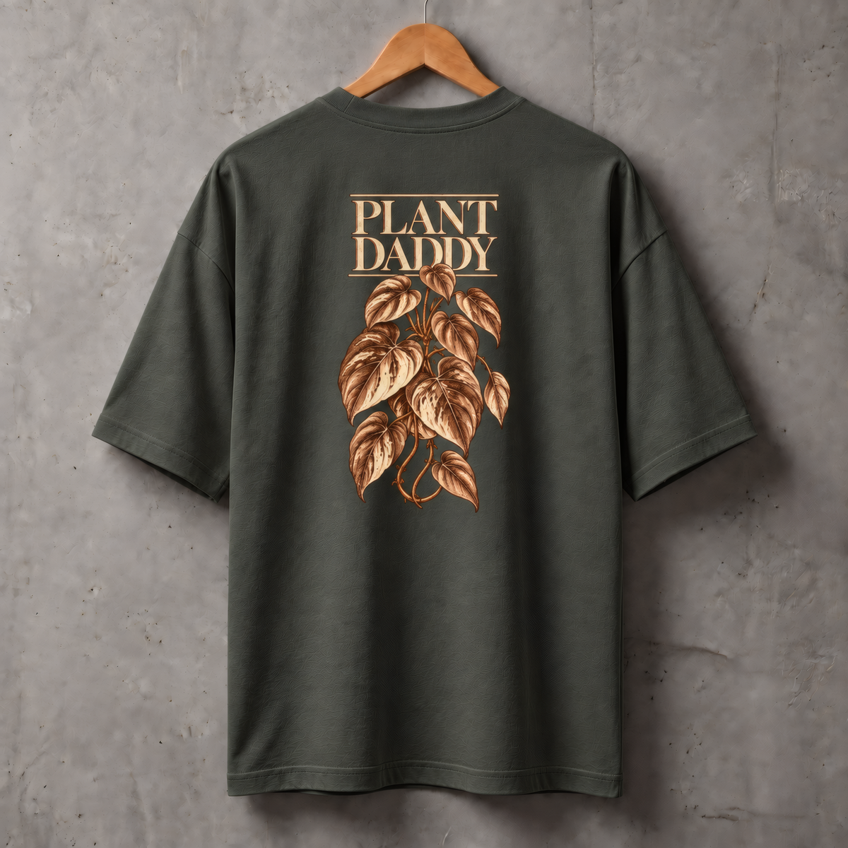 Camiseta Estampada Oversized - Plant Daddy