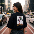 Camiseta Estampada Oversized - EVA 001