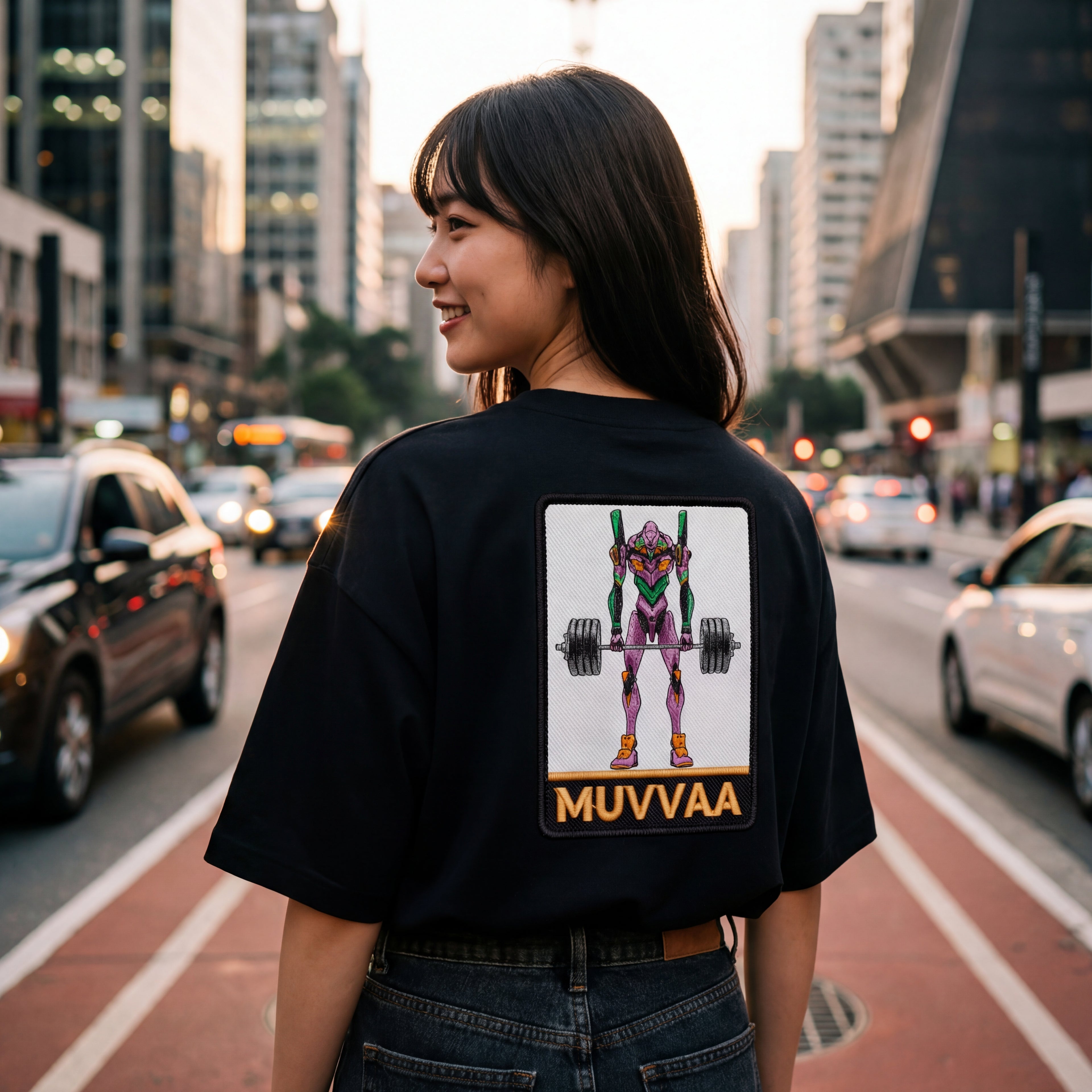 Camiseta Estampada Oversized - EVA 001