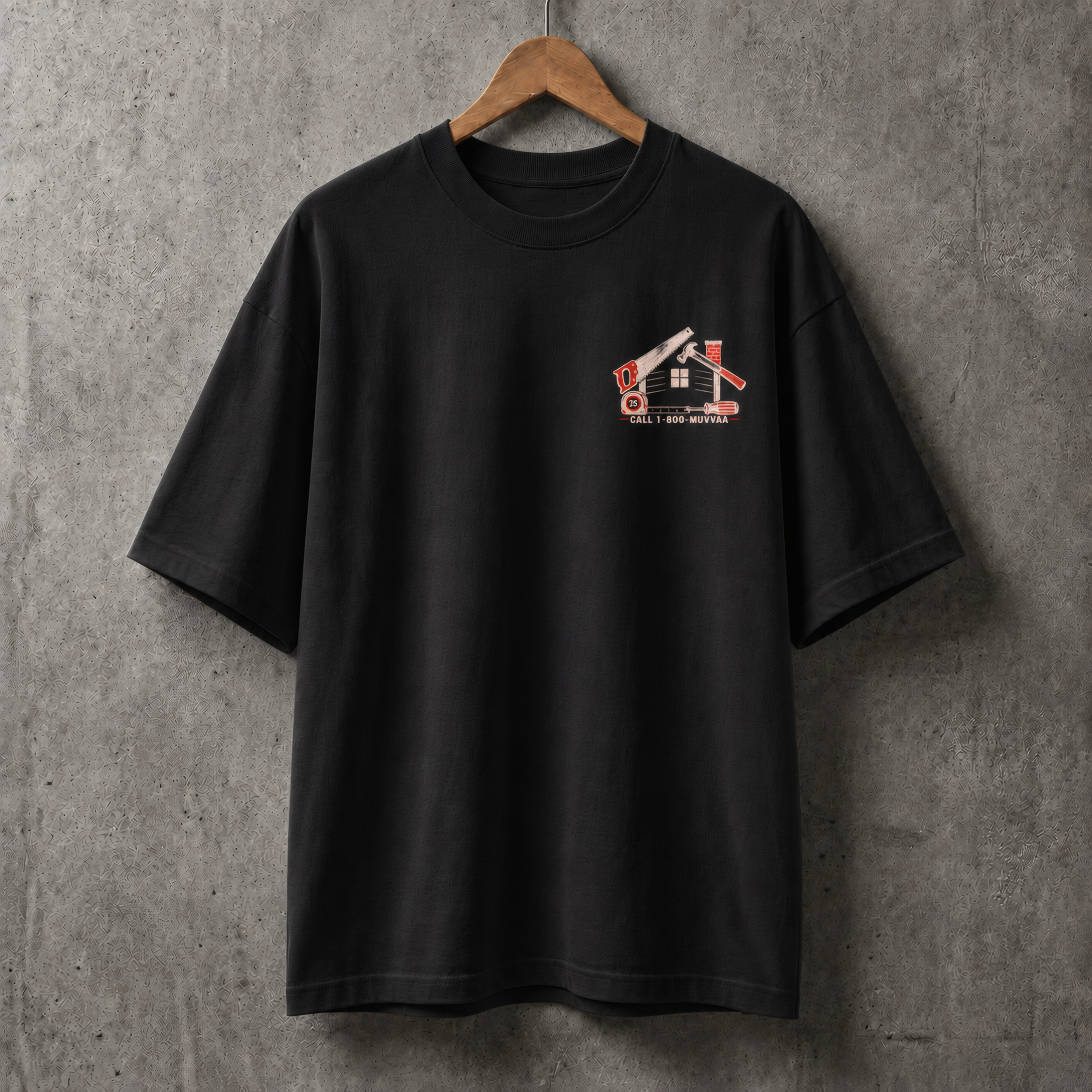 Camiseta Estampada Oversized - Handyman