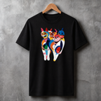 Camiseta Estampada Premium Cats
