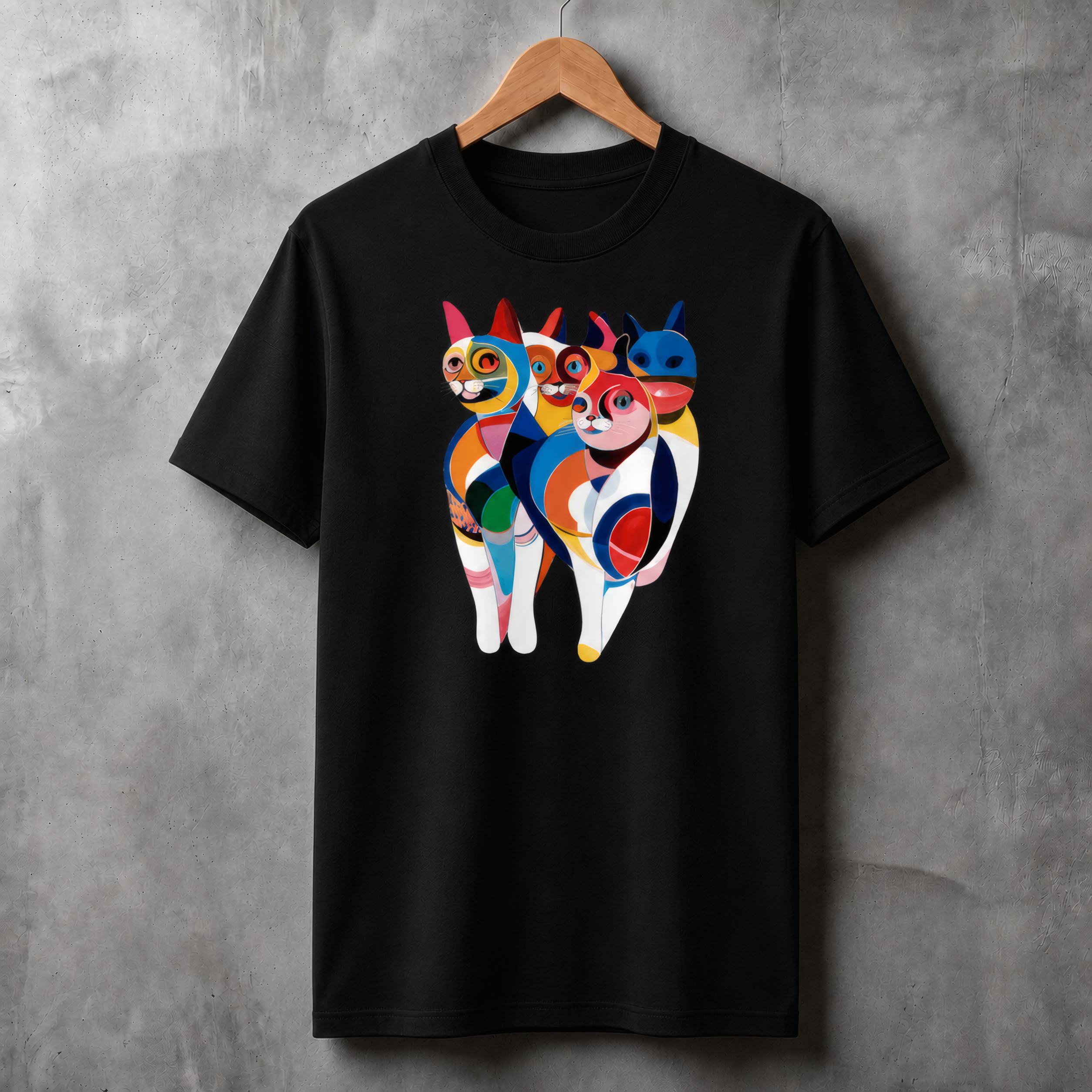 Camiseta Estampada Premium Cats