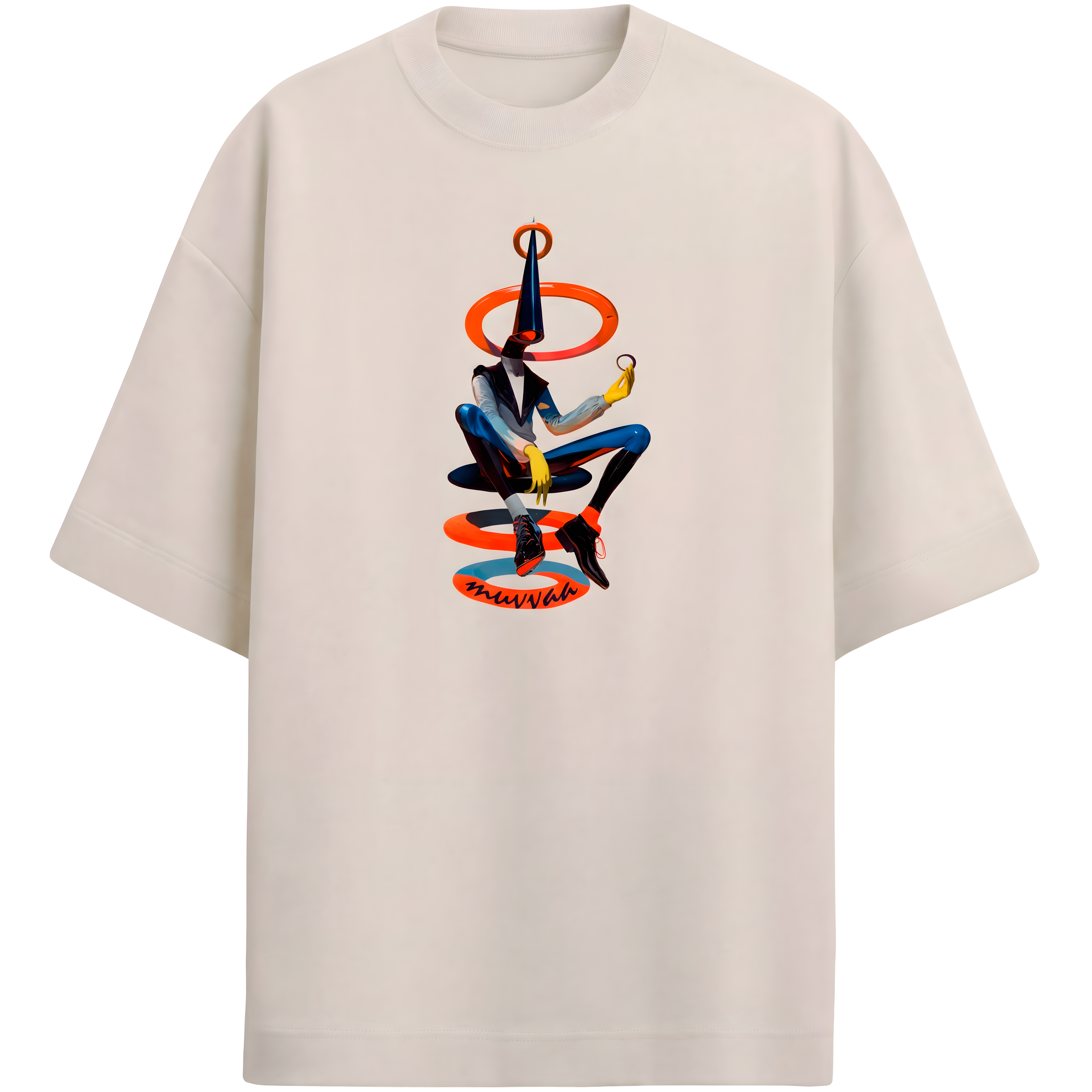 Camiseta Estampada Oversized Clown