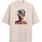 Camiseta Estampada Oversized Colagem