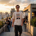 Camiseta Estampada Oversized Cover