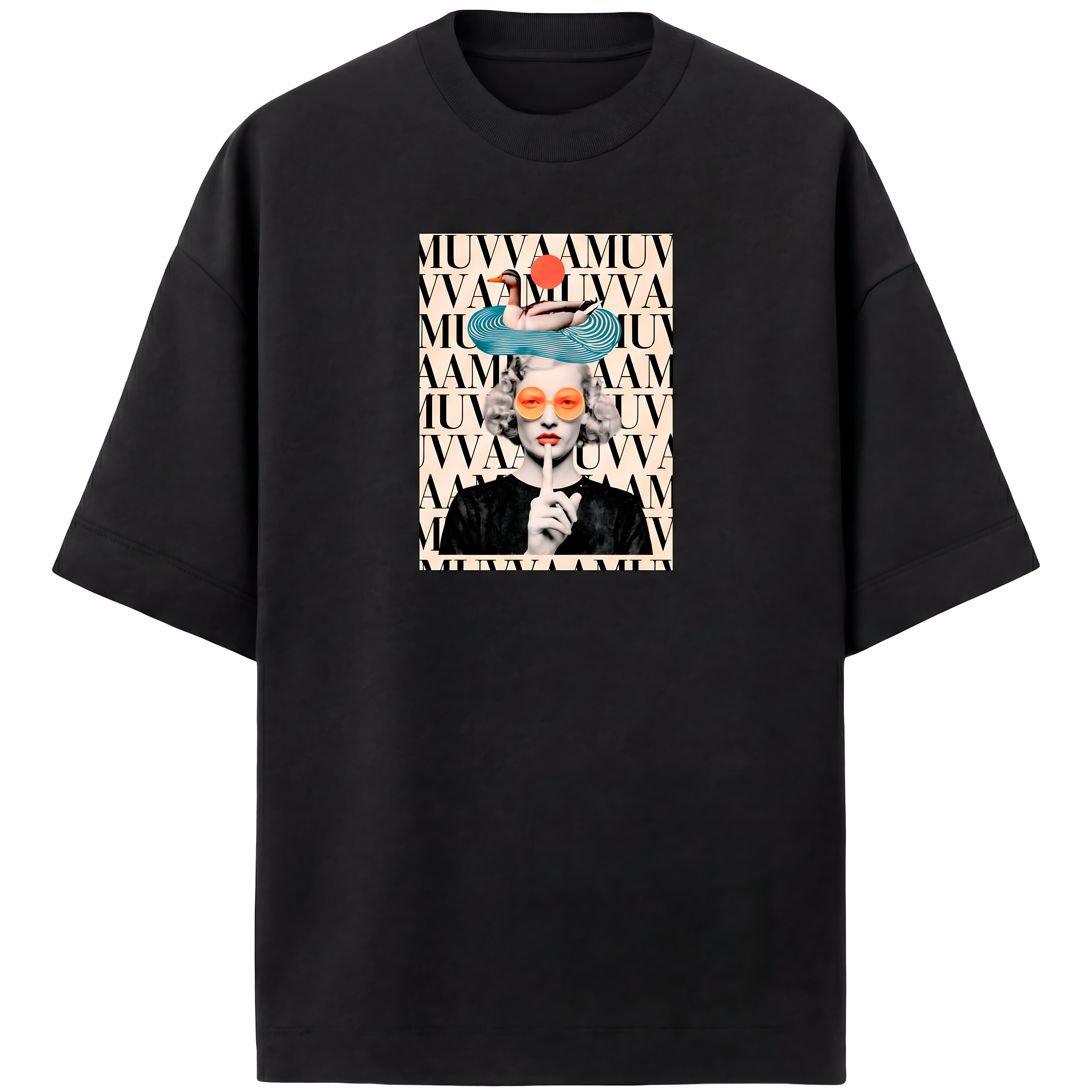 Camiseta Estampada Oversized Cover