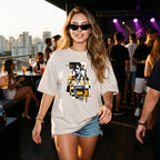 Camiseta Estampada Oversized Croqui