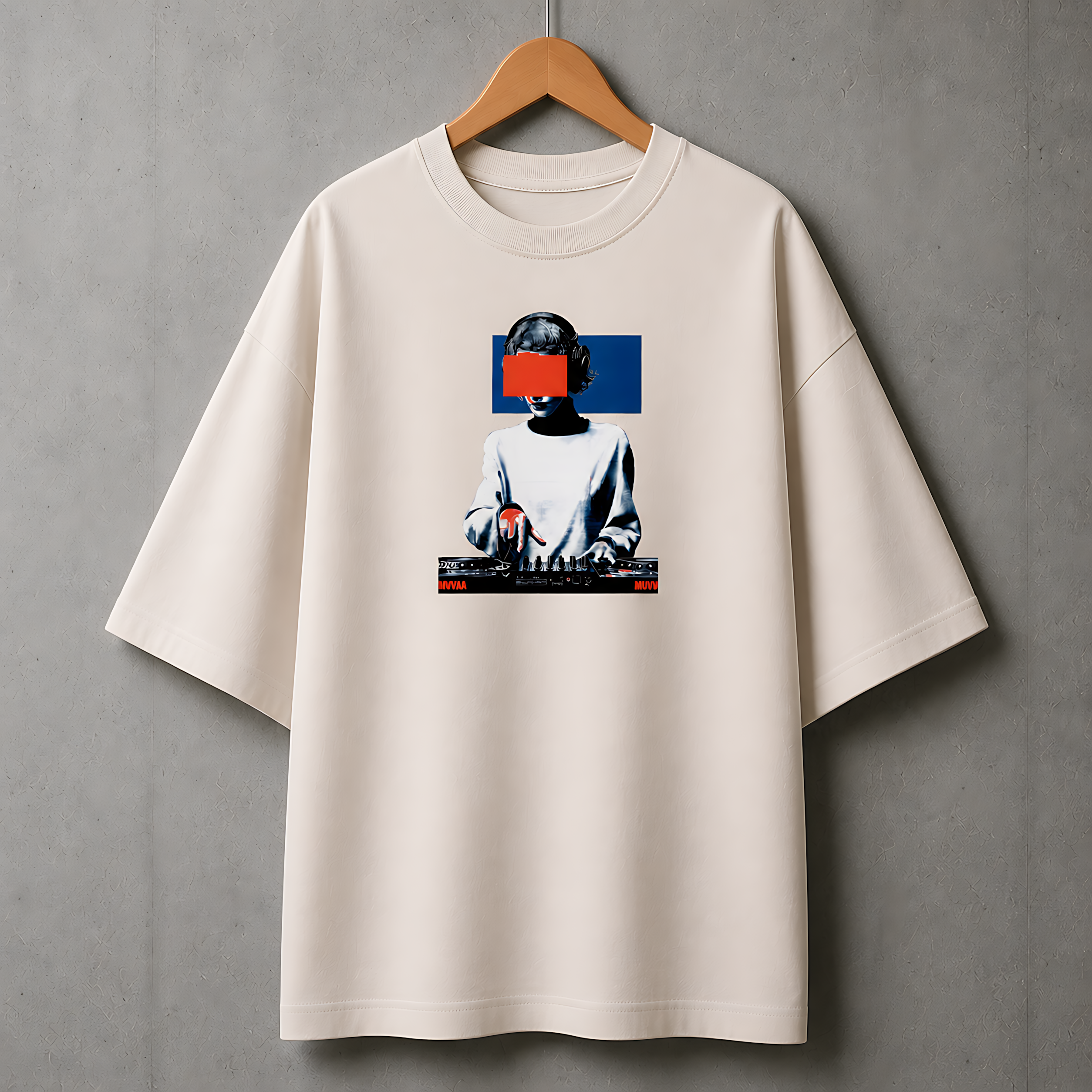 Camiseta Estampada Oversized DJ