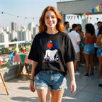 Camiseta Estampada Oversized DJ