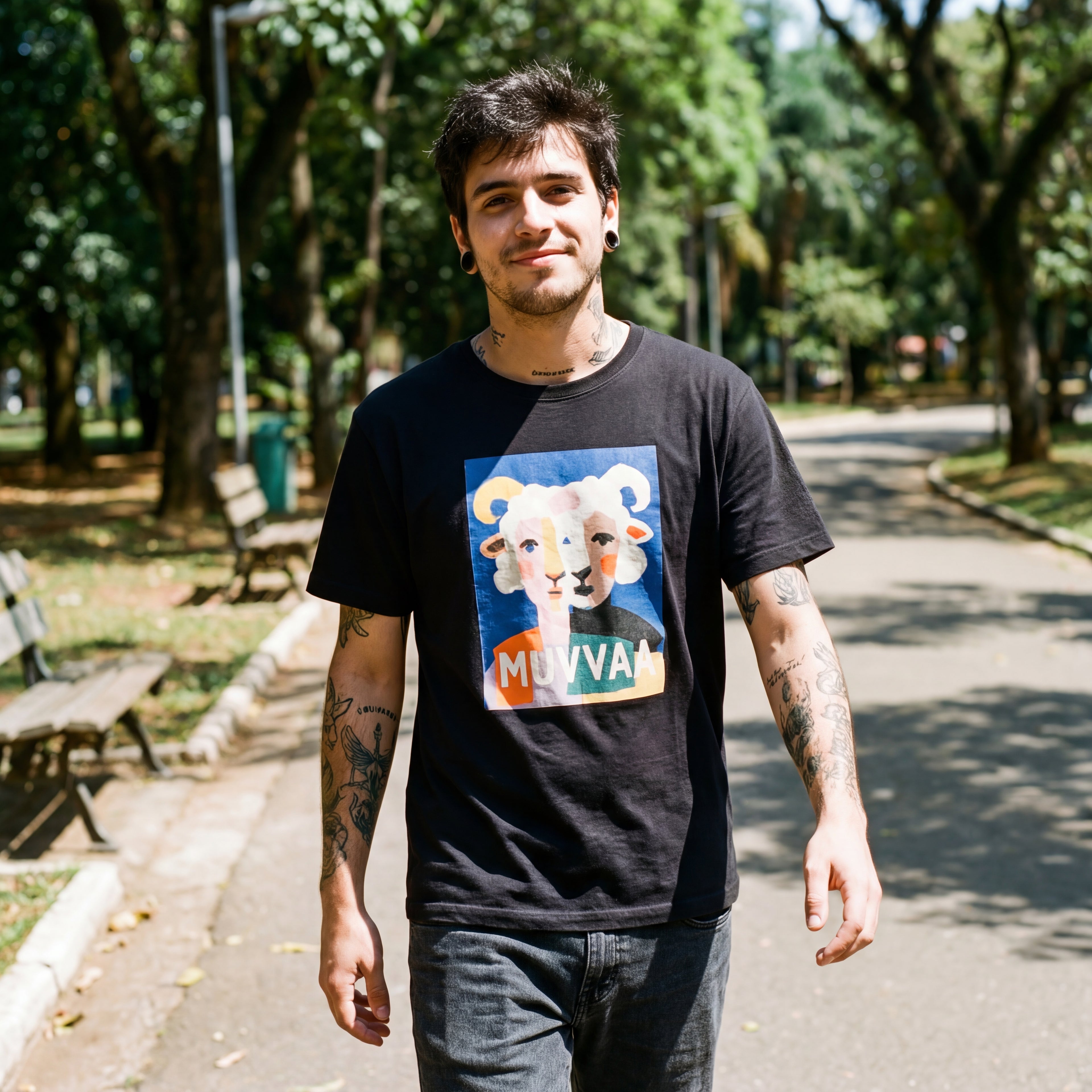 Camiseta Estampada Premium Dois Carneiros