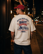 Camiseta Estampada Oversized - Drain