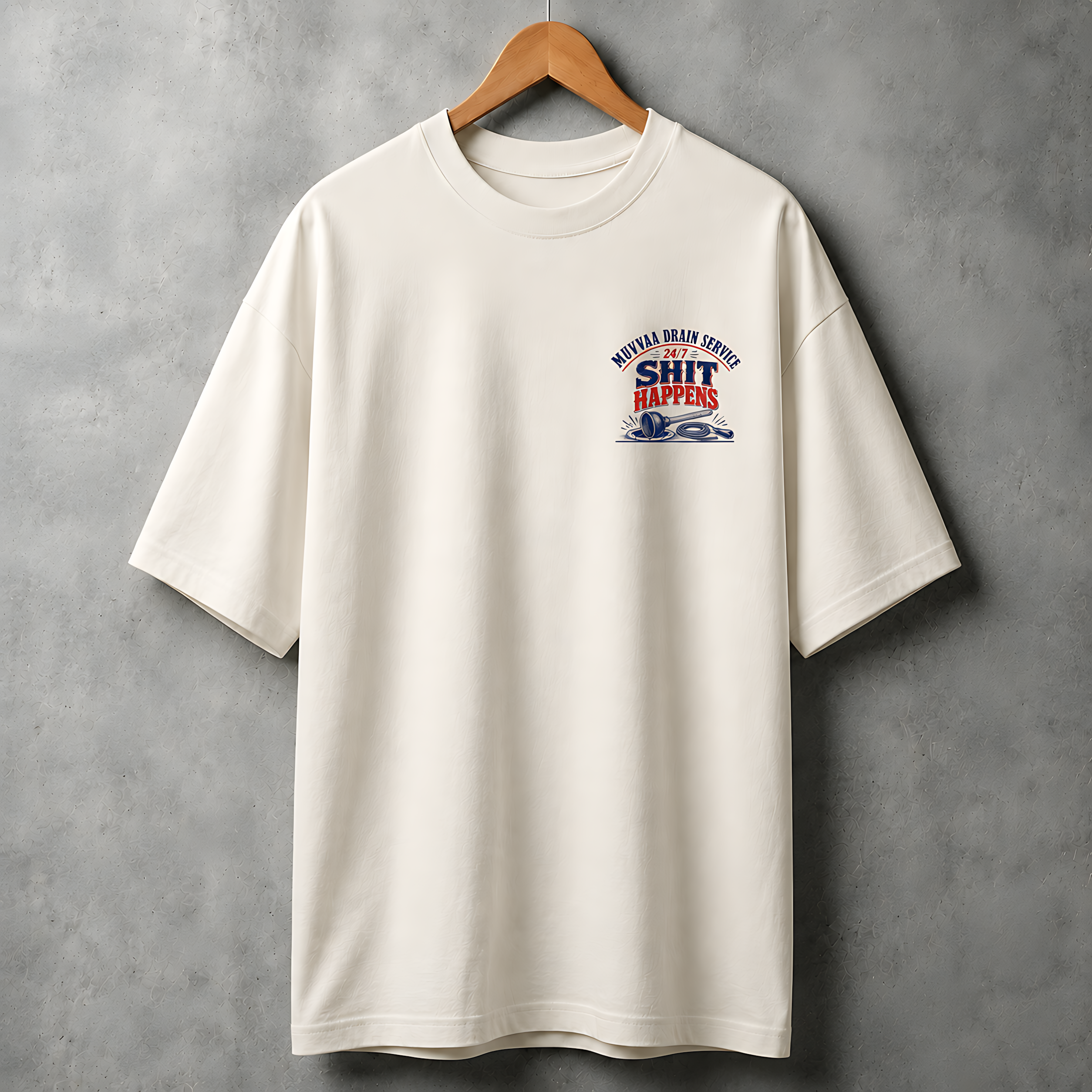 Camiseta Estampada Oversized - Drain