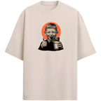 Camiseta Estampada Oversized Drinking Milk