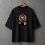 Camiseta Estampada Oversized Drinking Milk