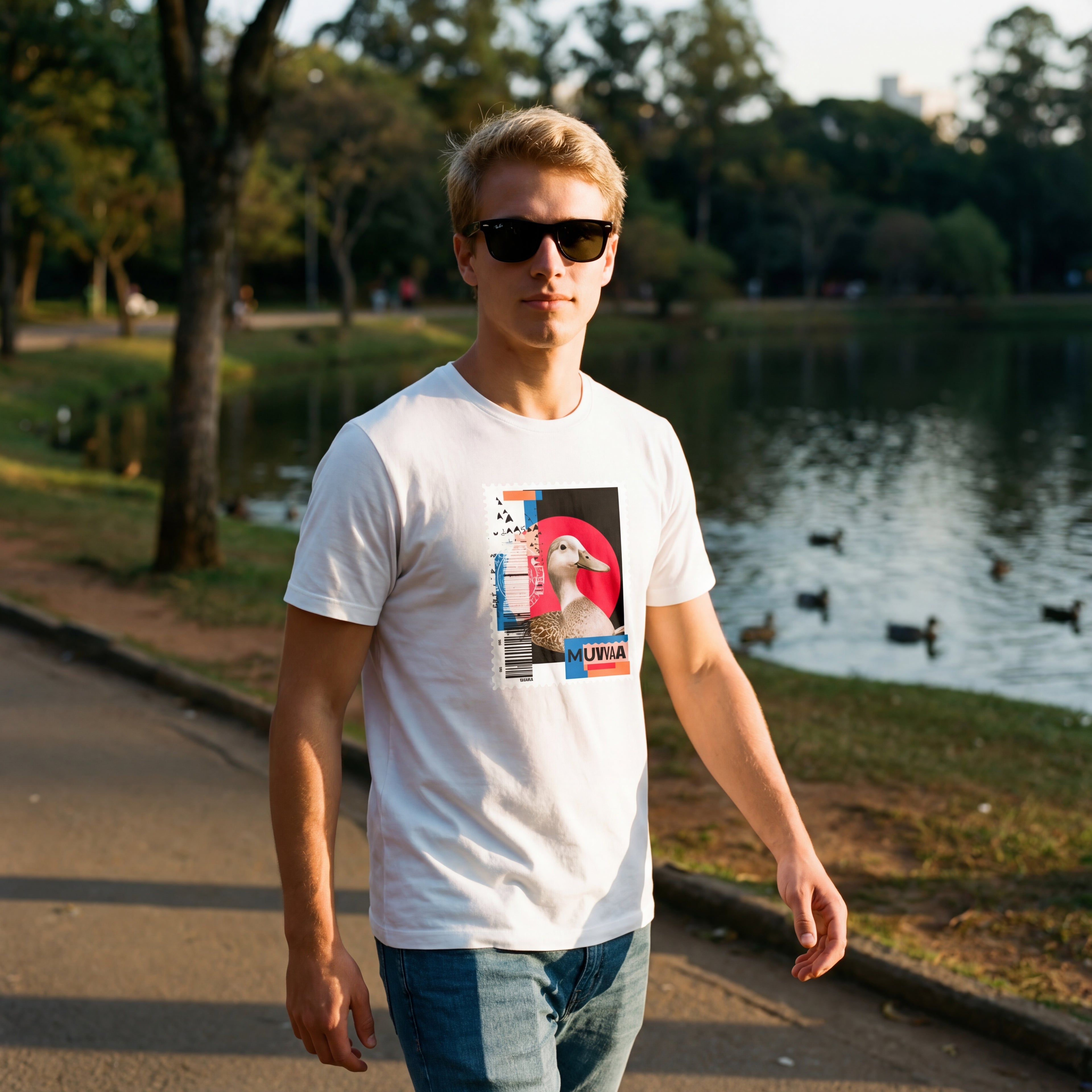 Camiseta Estampada Premium Duck Stamp