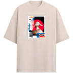 Camistea Estampada Oversized Duck Stamp