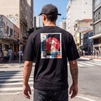 Camiseta Estampada Oversized Duck Stamp