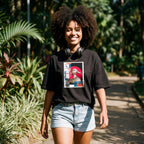 Camistea Estampada Oversized Duck Stamp