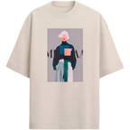 Camiseta Estampada Oversized Editorial