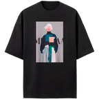 Camiseta Estampada Oversized Editorial