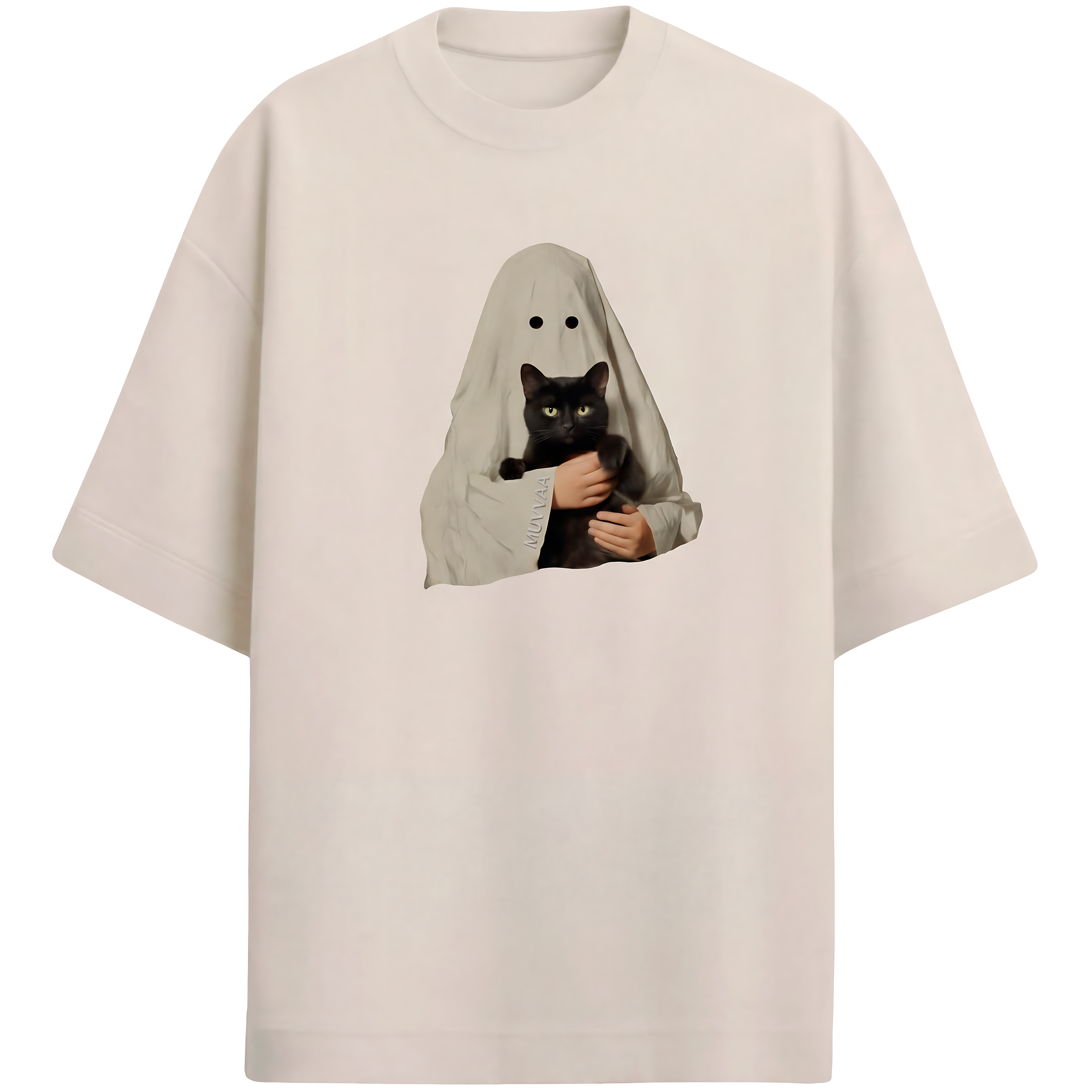 Camiseta Estampada Oversized Ghost