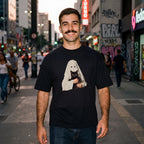 Camiseta Estampada Oversized Ghost