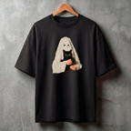 Camiseta Estampada Oversized Ghost