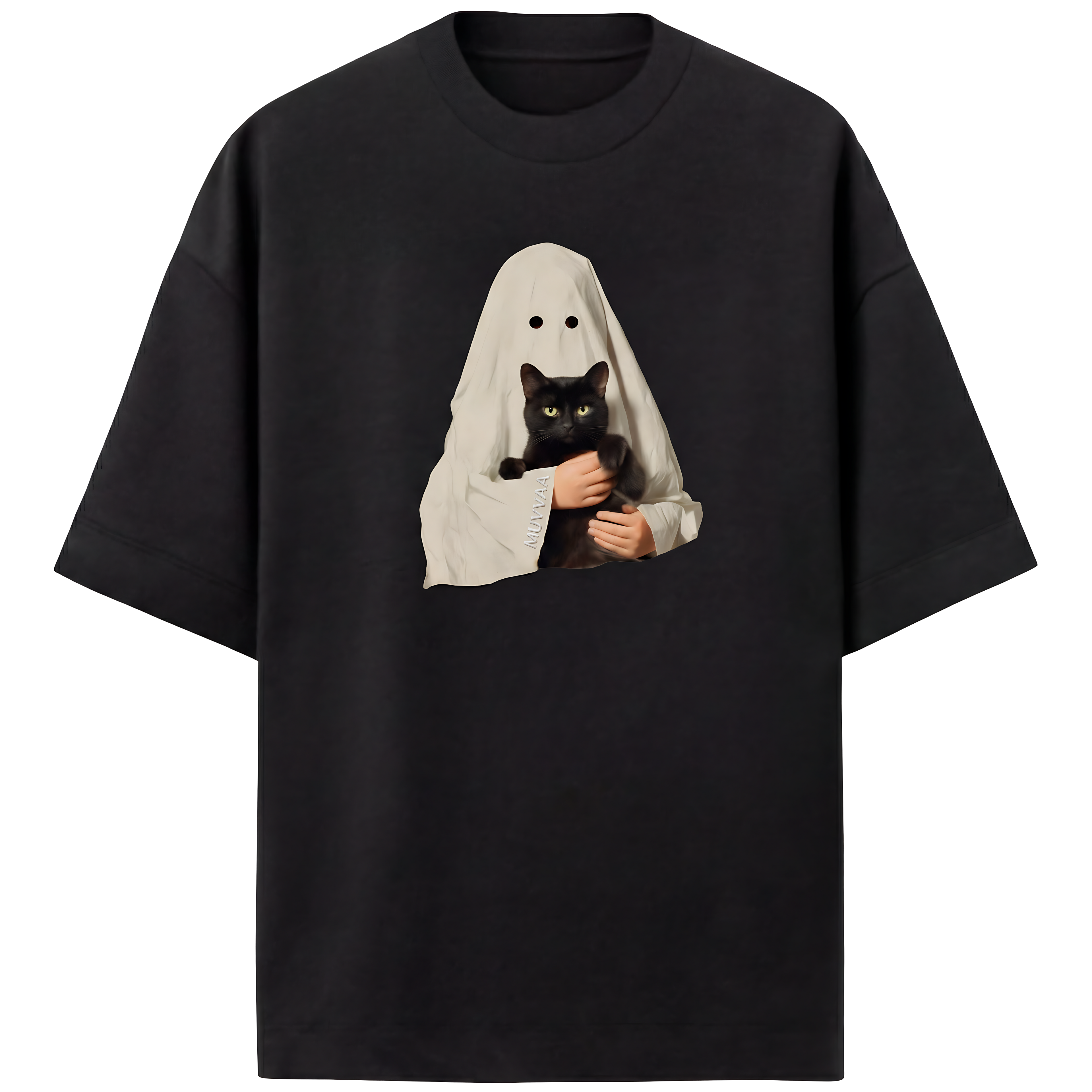 Camiseta Estampada Oversized Ghost