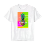 Camiseta Estampada Premium Glitched Pineapple