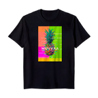 Camiseta Estampada Premium Glitched Pineapple