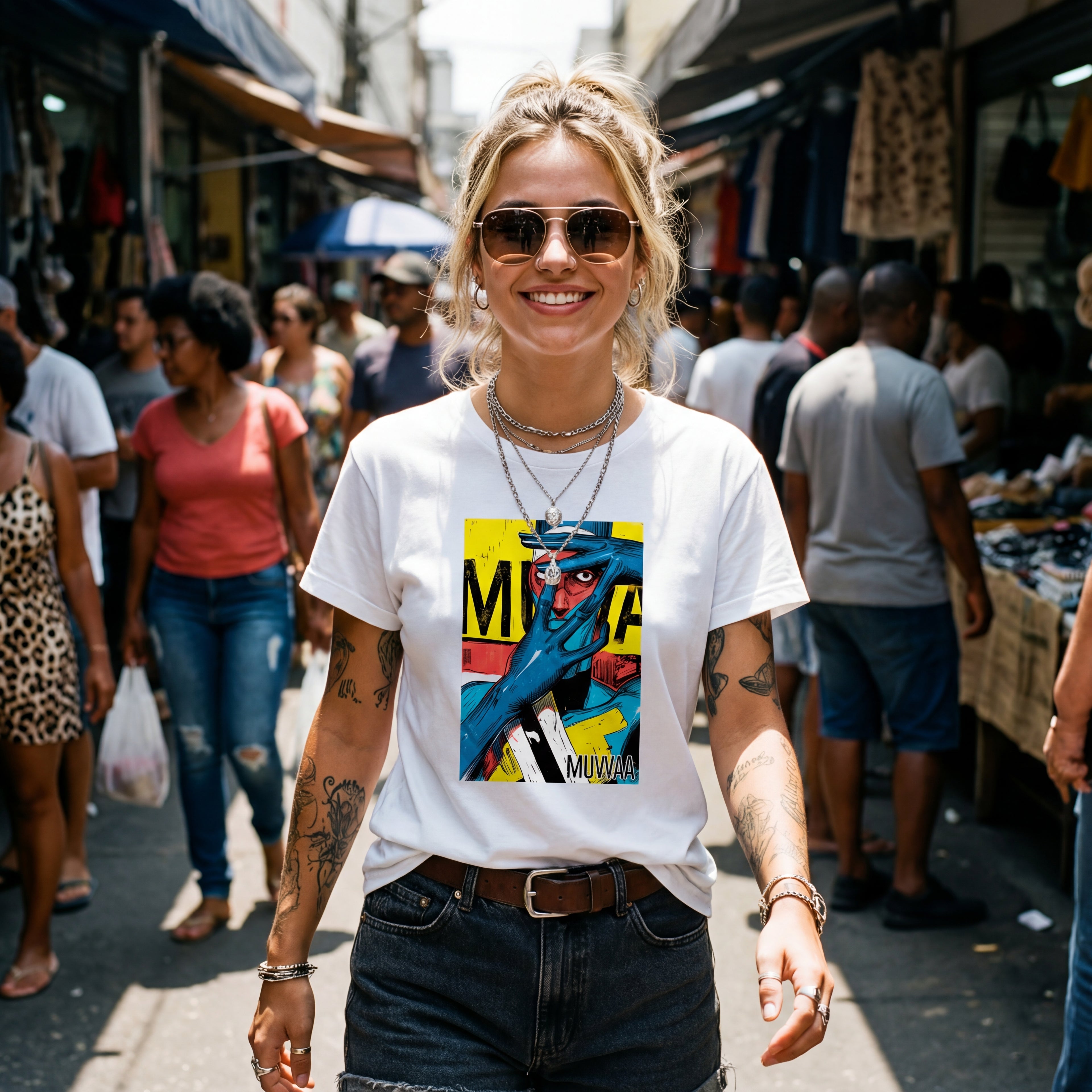 Camiseta Estampada Premium Hands