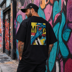 Camiseta Estampada Oversized Hands