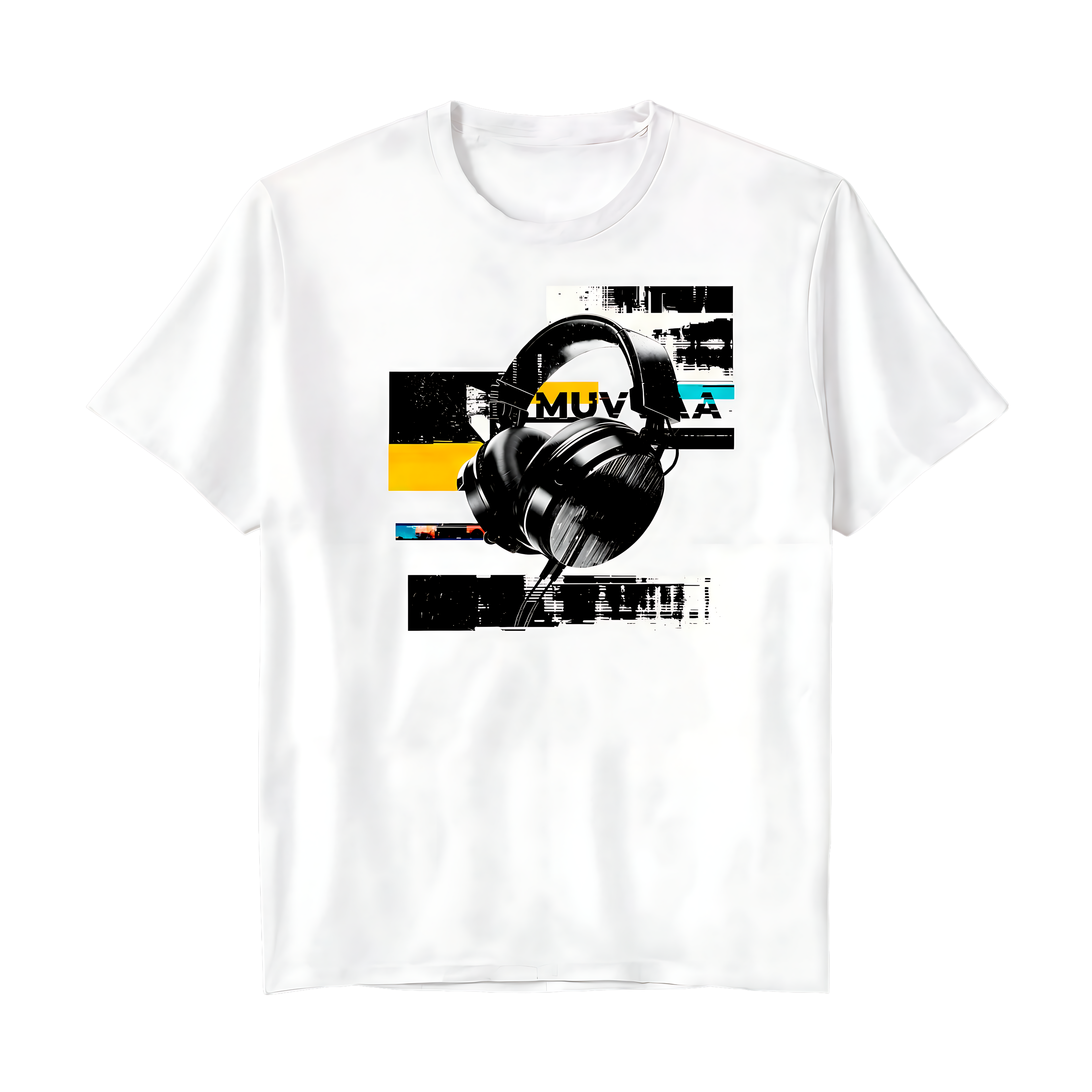 Camiseta Estampada Premium Headphones