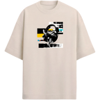 Camiseta Estampada Oversized Headphones