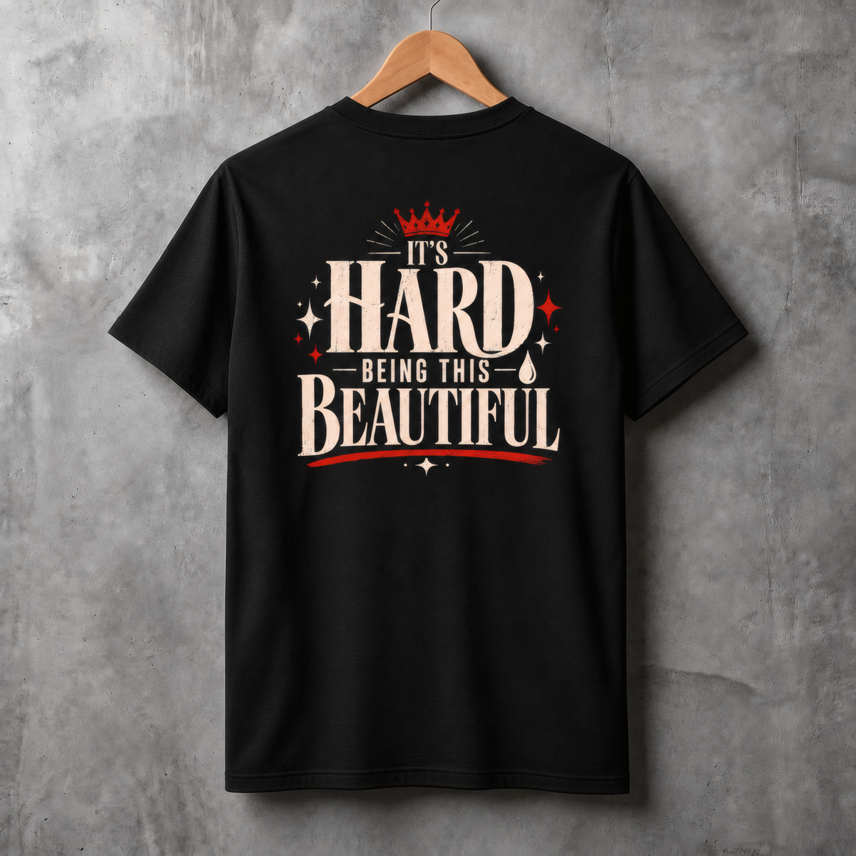 Camiseta Estampada Premium It's Hard